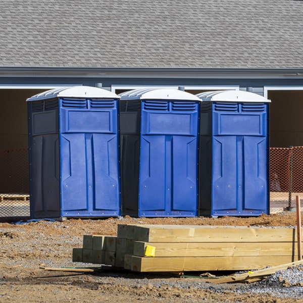 how often are the portable toilets cleaned and serviced during a rental period in Locustdale PA